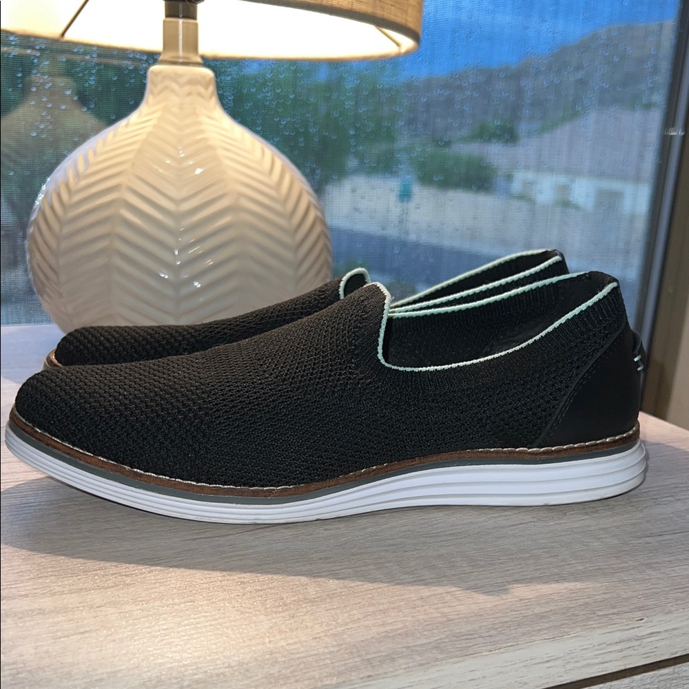 Cole Haan Black and White Flats